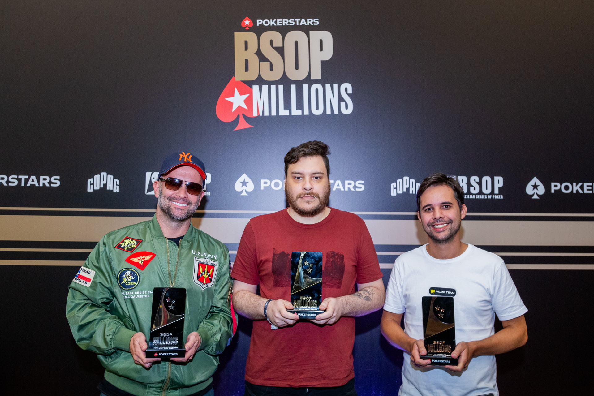 Pódio do Mini Main Event do BSOP Millions