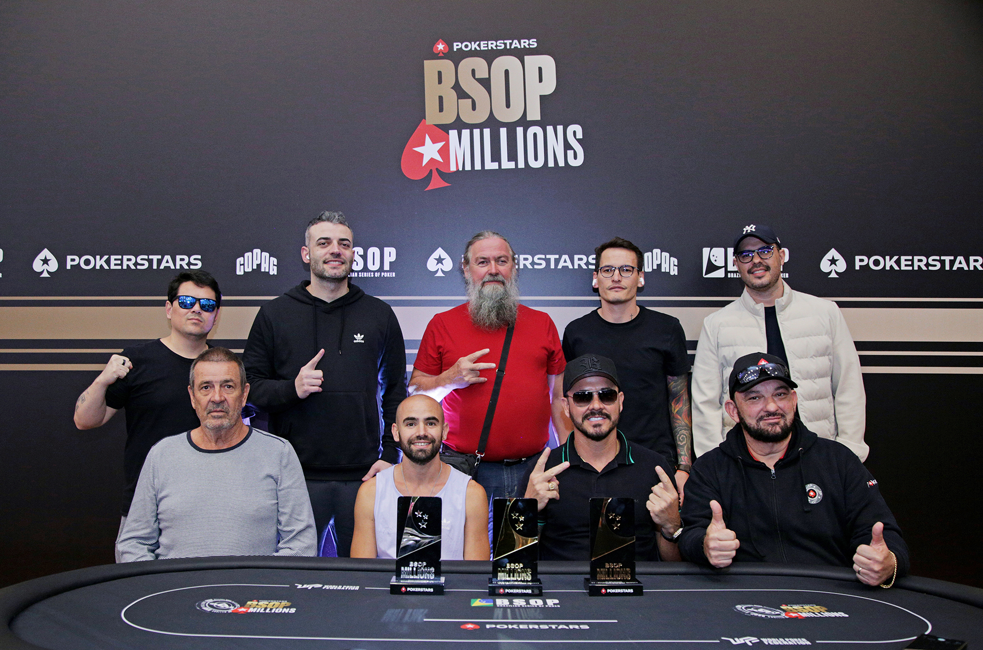 Finalistas do Start Up do BSOP Millions 2024