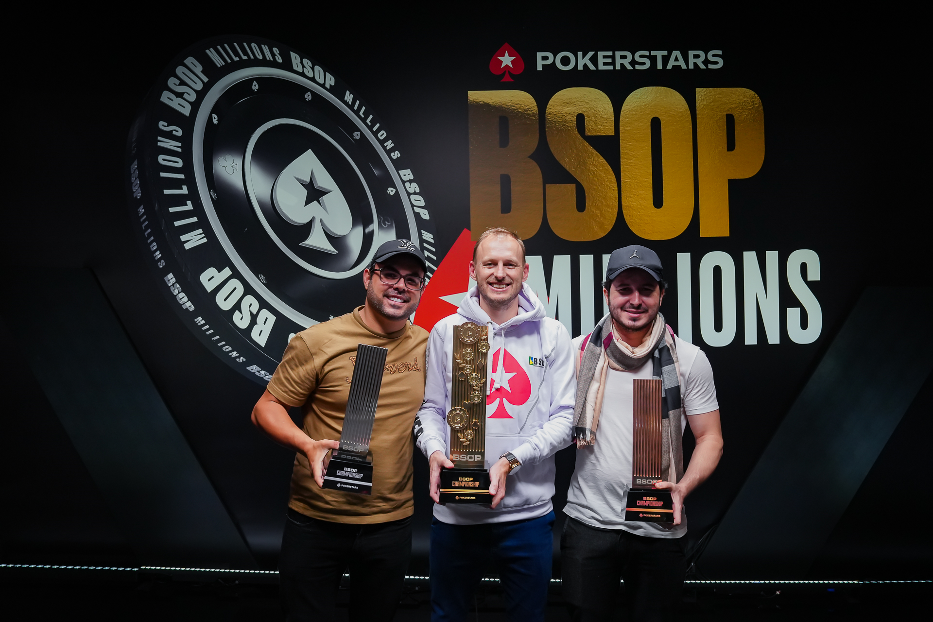 Pódio do BSOP Championship